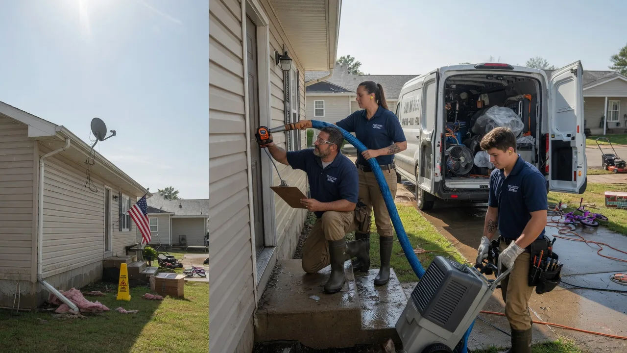 Ceiling Water Damage Restoration in Knott, TX near me
